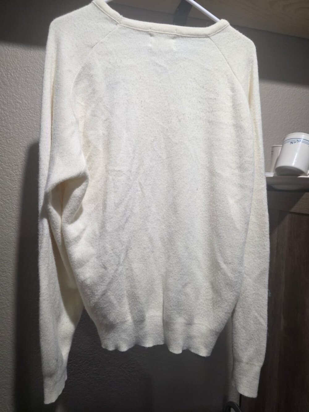 Vintage 70s King Louie Pro Fit Jepson Embroidered Polyester V Neck Sweater XL - Picture 7 of 7